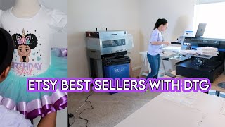 MY BEST SELLING ETSY PRODUCTS | EPSON F2100 DTG PRINTER