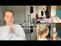 Wardrobe clearout and organisation (behind the scenes filming a reel) | Home with Roo