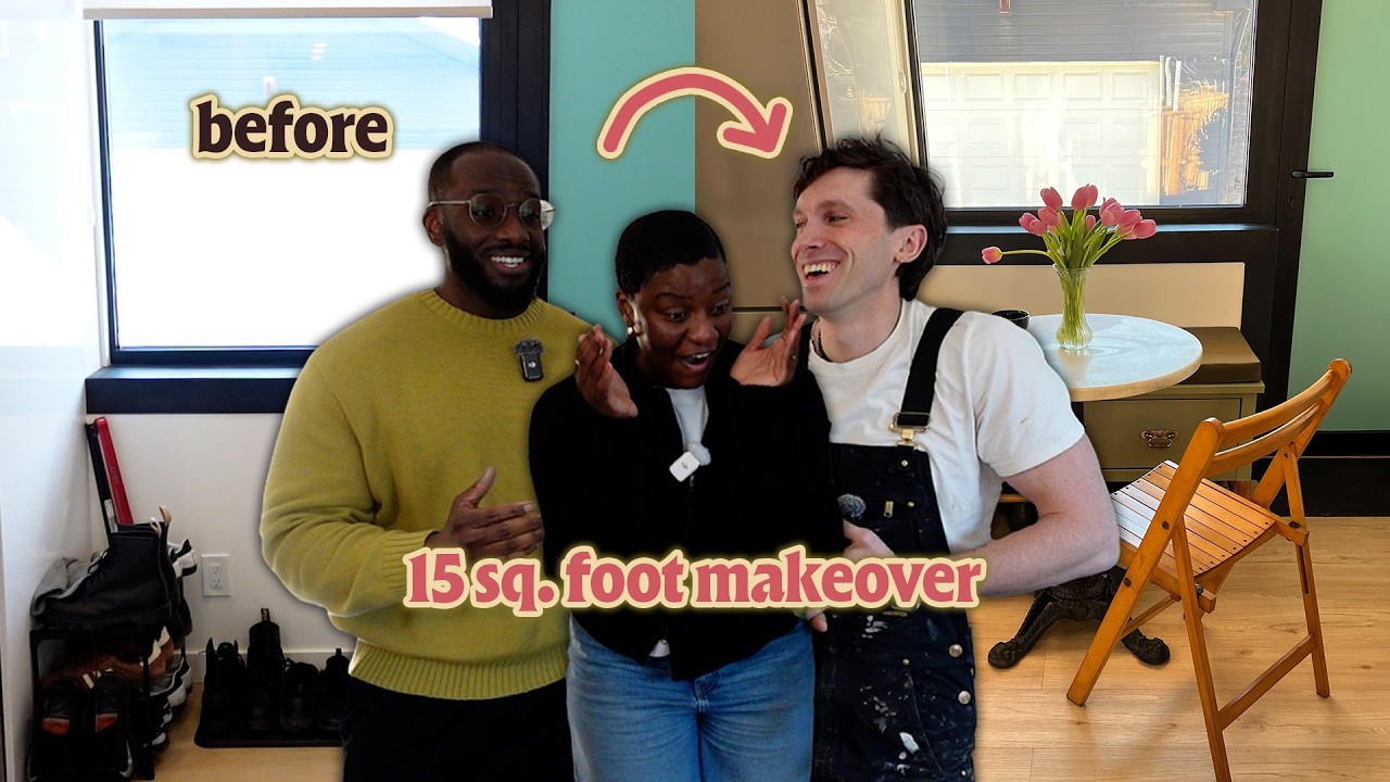 I Turned This Awkward 15 sq ft Corner Into a Dream Coffee Nook!!