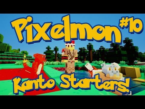 Pixelmon Minecraft Pokemon Mod Season 2 Lets Play! Episode 10 - Kanto Starters!