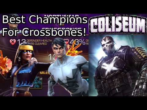 My Best Runs Against Coliseum Crossbones And Best Options To Use! | Marvel Contest Of Champions
