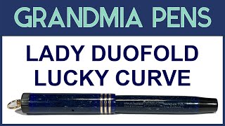PARKER LADY DUOFOLD LUCKY CURVE FOUNTAIN PEN