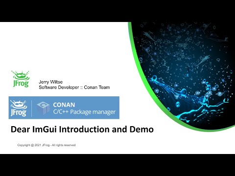 Introduction to the ImGui C++ Library with Conan