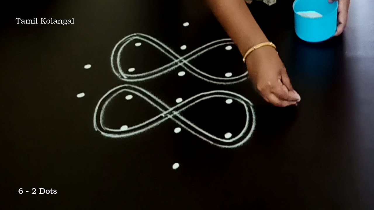 2 Simple Kambi Kolam|Kolam|Kolangal|Tamil Kolangal|Tamil Kolam|Sikku Kolam|KambiKolang@TamilKolangal