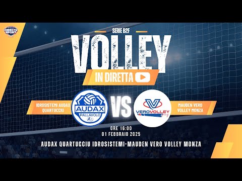 Volley B2F - Audax Quartucciu Idrosistemi-Mauden Vero Volley Monza (0-3)