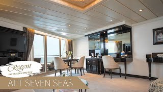 Regent Seven Seas Mariner | Aft Seven Seas Suite Full Walkthrough Tour & Review | 4K