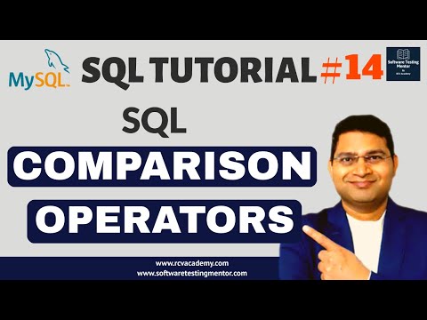 Sql Tutorial 14 Sql Comparison Operators Comparison Operators Sql