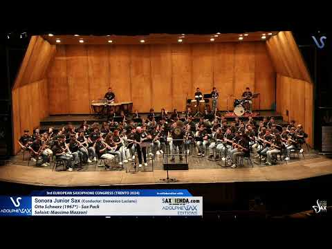 EURSAX 2024: Massimo Mazzoni & Sonora Junior Sax plays Sax Pack by Otto Schwarz
