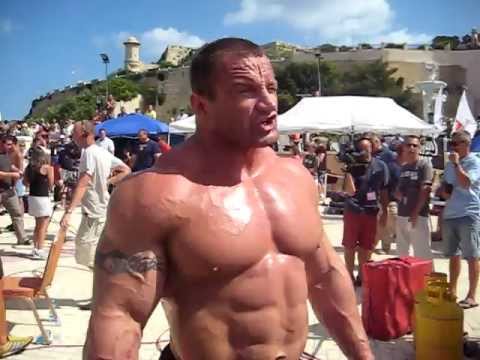 Mariusz Pudzianowski - Strong Man World Champion Competition Malta 2009
