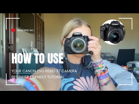 How to use your Canon EOS Rebel T7 Camera (beginner friendly) 📷
