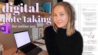 DIGITAL NOTE TAKING FOR ONLINE UNI | lectures + reading notes using On