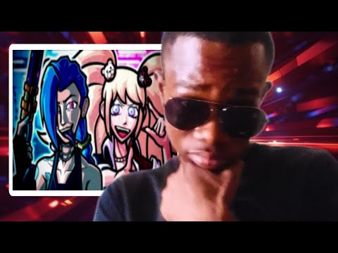Jinx vs Junko Enoshima - RAP BATTLE! - ft. HalaCG & Bblackroses Reaction
