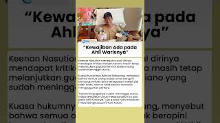 Keenan Tanggapi Kritikan Netizen Imbas Lanjutkan Gugatan meski Vidi Sudah Wafat, Sentil Ahli Waris