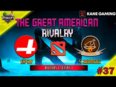 (CR4ZY vs 4 ZOOMERS) THE GREAT AMERICAN RIVALRY [DOTA LIVE°]