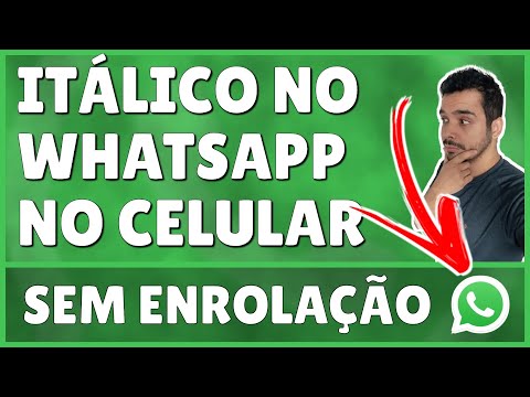 Vídeo: Como colocar itálico no WhatsApp: perguntas