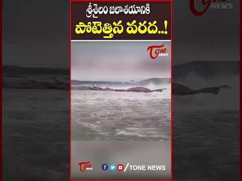శ్రీశైలం జలాశయానికి పోటెత్తిన వరద #srisailam #srisailamproject #apnews #telangana #tonenews