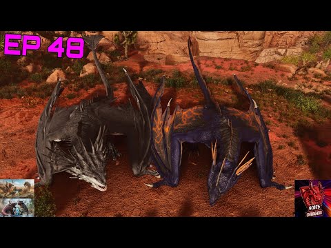 First Wyverns ! Ark Survival Ascended:The Island To Scorched Earth Episode 48