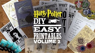 DIY Harry Potter Printables Vol. 2