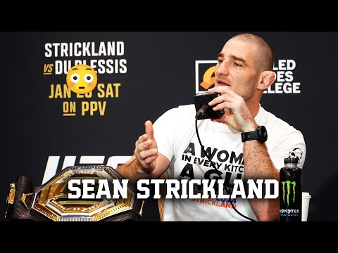 😳 SEAN STRICKLAND ABSOLUTELY DESTROYS REPORTER!