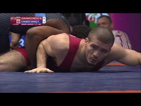 1/2 FS - 74 kg: M. KURAMAGOMEDO (HUN) v. F. CHAMIZO MARQ (ITA)