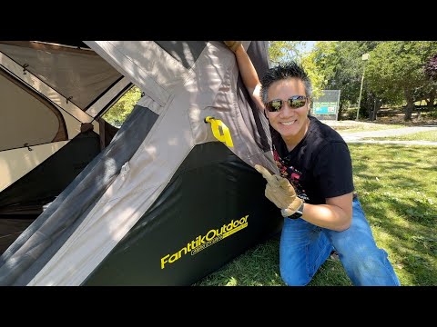 HOW TO SETUP: FANTTIK Alpha C4 Ultra Instant Cabin Tent!