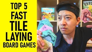 Top 5 Fast Tile Laying Board Games For Newbies | Gateway Family Games