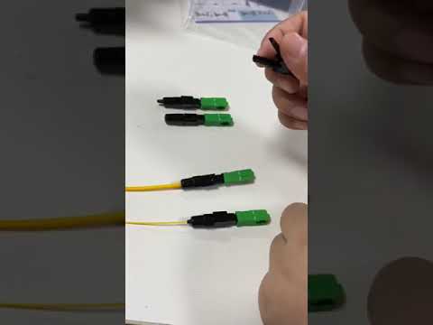 Fiber optic fast connector