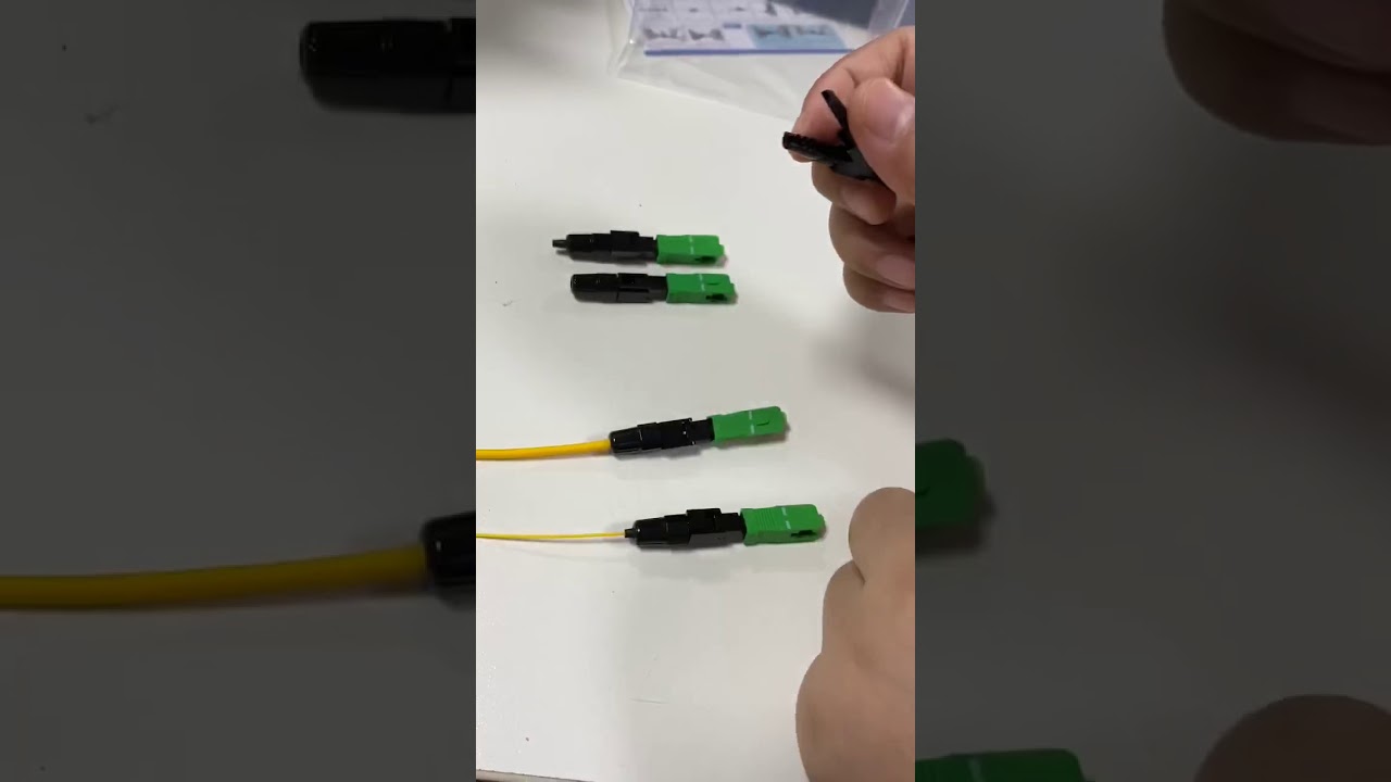 Fiber optic fast connector