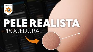 Como criar Textura de PELE REALISTA (Procedural) no Blender 3D
