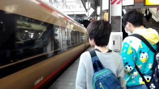 【紫来てほしかった】宇都宮線 東武100系 特急スペーシア日光1号 東武日光行き大宮発車