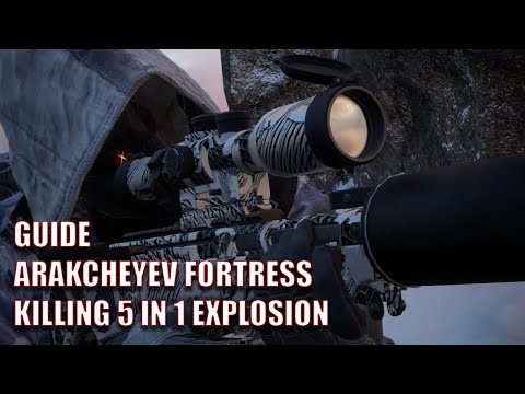 Arakcheyev Fortress KILL 5 ENEMIES WITH 1 EXPLOSION |[ SNIPER GHOST WARRIOR CONTRACTS ]|