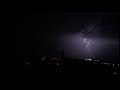 Гроза: молния в бьет в землю в Перми! Очень красиво! Видео замедленно в 8 раз. 