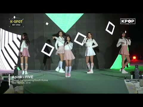 Apink - FIVE at 64th Gyeonggido Sports Festival 180426