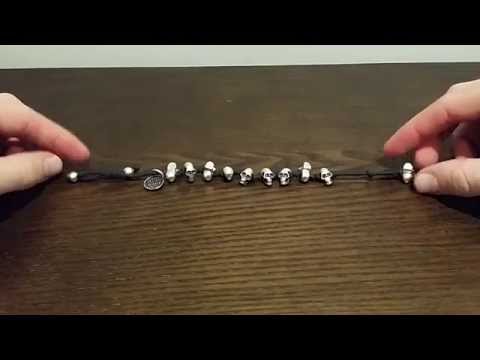 King Baby Studio Knotted Cord Bracelet With Skulls Review