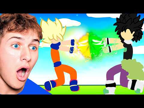 GOKU Vs BROLY ULTIMATE STICK BATTLE!
