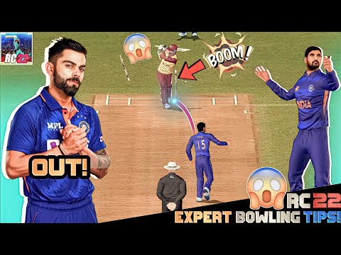 How To Take Wickets In Real Cricket™ 22 🤔 | RC20 Bowling Tips and Tricks | RC22 Expert Bowling Tips