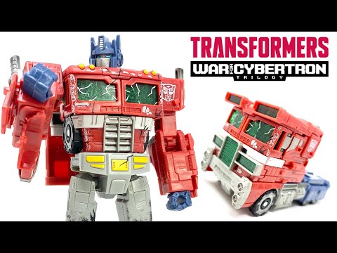 Transformers PREMIUM FINISH War For Cybertron OPTIMUS PRIME Review