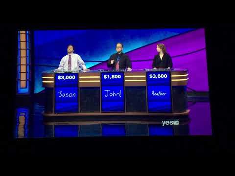 Jeopardy, Jason Zuffranieri DAY 16 - 1st Daily Double (9/20/19)
