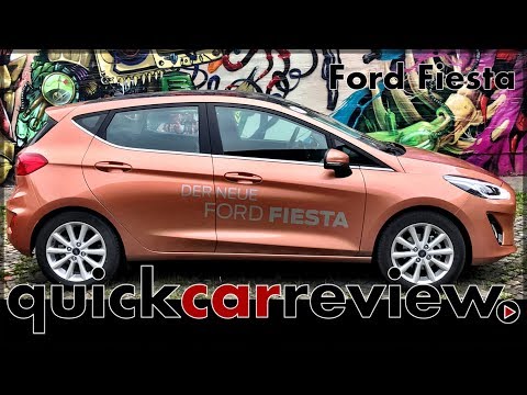 Ford Fiesta 1.0 l Ecoboost 2018 Review | Test Drive | Driving Report | English