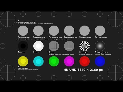 4K Ultra-HD Test Pattern