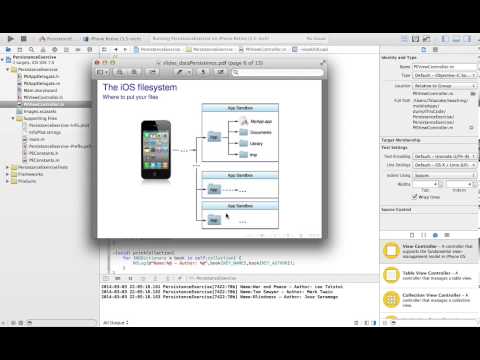 Data Persistance in IOS