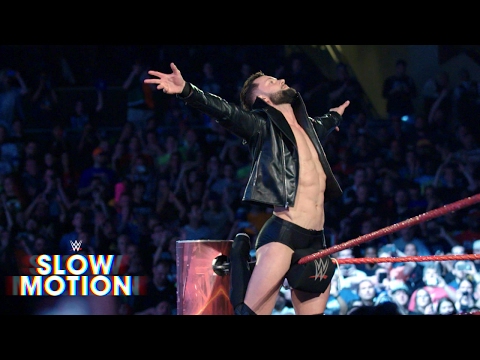 Incredible slow motion footage of  Finn Bálor's surprise return: Exclusive, April 3, 2017
