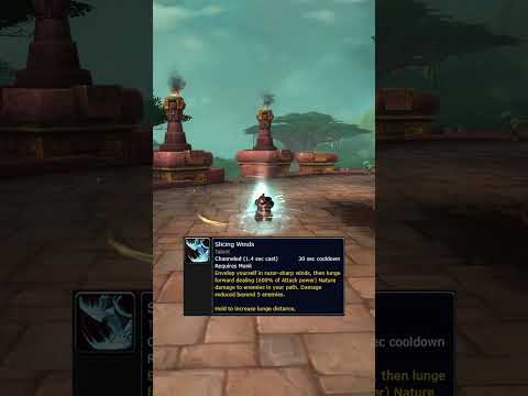 Wow 11.1 NEW monk ability Slicing Winds