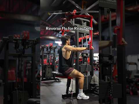 How to do Reverse Flys for Rear Delts on Pec Deck Fly