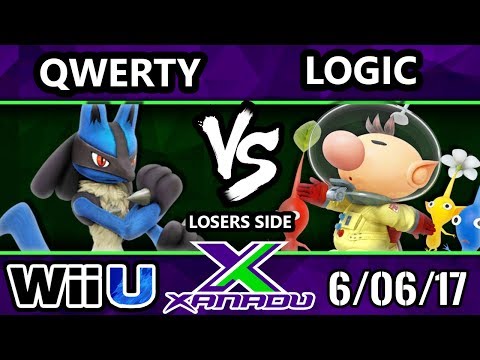 S@X 205 - Qwerty (Lucario) Vs. VGBC|InC|Logic (Olimar) - SSB4 Losers Bracket - Smash 4