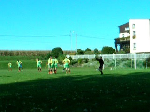 LKS Pietraszyn - MKS Kuźnia Raciborska 2:2 Kamil Czogała