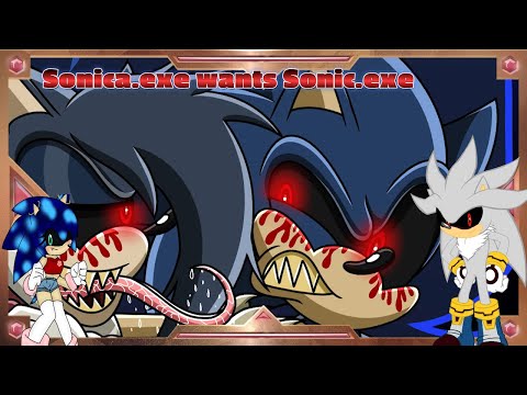 (Silver.exe & Amilea.exe Reacts) Sonica.exe Wants Sonic.exe [Comic Dub]