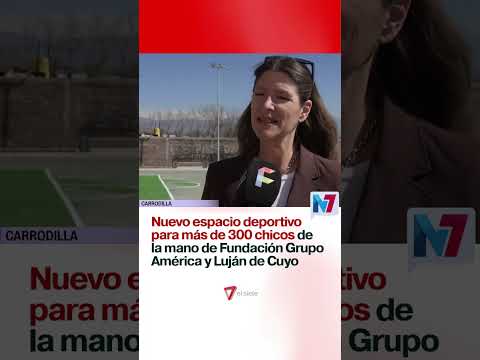Nuevo espacio deportivo para más de 300 chicos de la mano de Fundación Grupo América y Luján de Cuyo