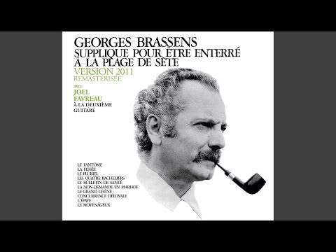 Derrière la moustache de Brassens 