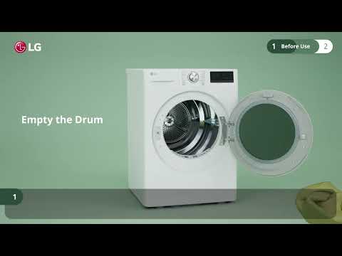 [LG Dryer] How to use the Condenser Care program